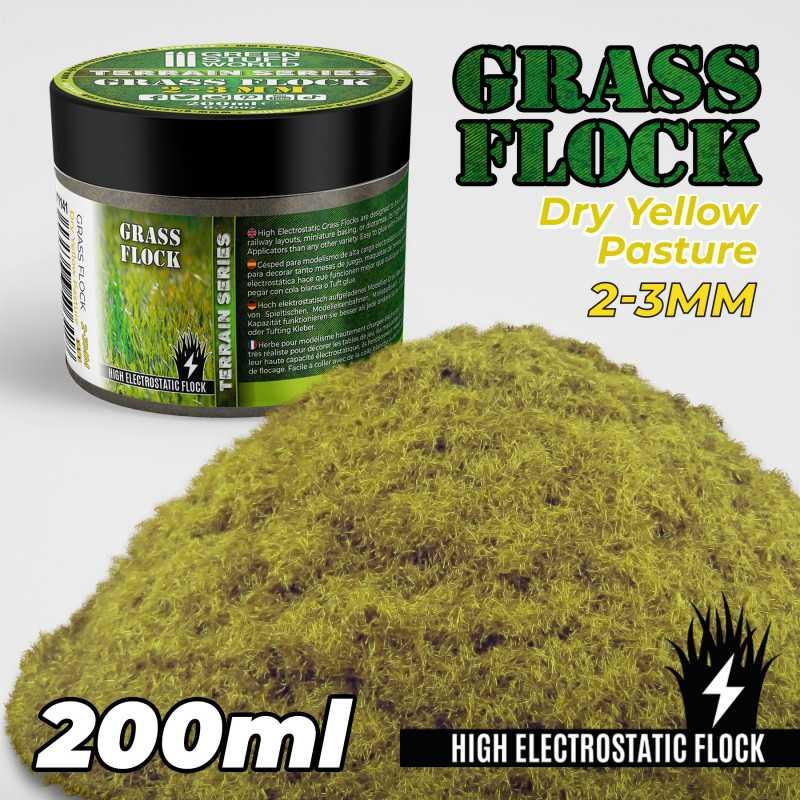 Cesped Electrostatico 2-3 mm - Pasto Amarillo Seco - 200ml