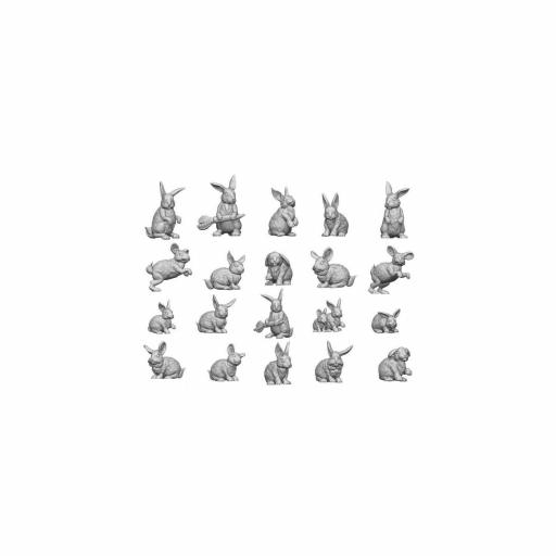 1/48 - Conejos (Resina 3D) [3]