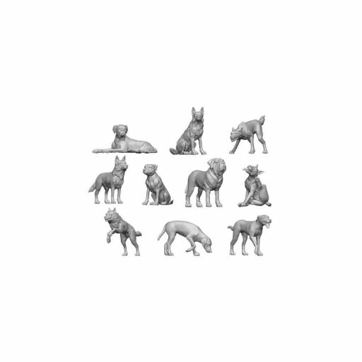 1/48 Perros grandes (Resina 3D) [0]