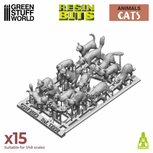 1/48 - Gatos (Resina 3D) [2]