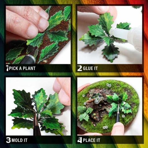 Plantas de Papel Coloreadas - Juncos [1]