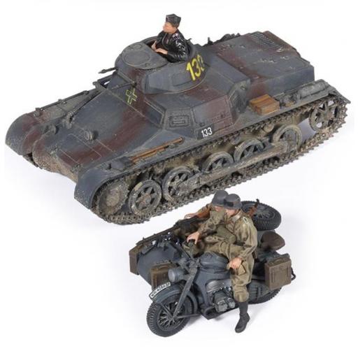 1/35 Panzer I Ausf.B & Motorcycle [5]