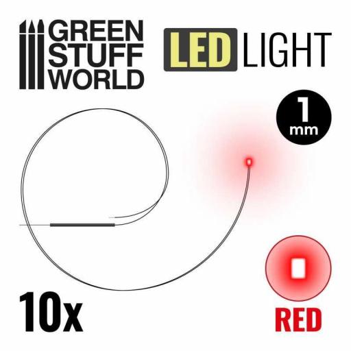 Luces LED 1 - 2 mm (Blanco Frio / Blanco Cálido / Rojo / Verde) [2]