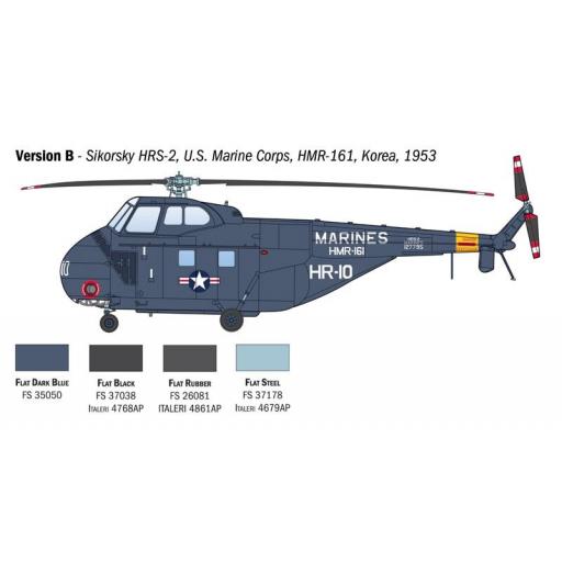 1/72 Helicóptero Sikorsky HO4S-3 / Has.7 / H-19 Chickasaw [3]