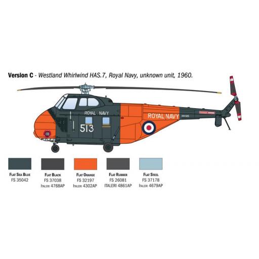 1/72 Helicóptero Sikorsky HO4S-3 / Has.7 / H-19 Chickasaw [2]