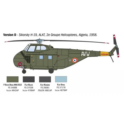 1/72 Helicóptero Sikorsky HO4S-3 / Has.7 / H-19 Chickasaw [1]
