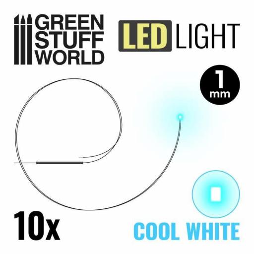 Luces LED 1 - 2 mm (Blanco Frio / Blanco Cálido / Rojo / Verde) [1]