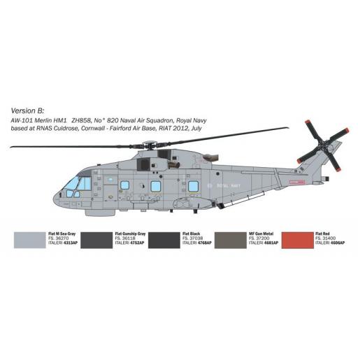 1/72 Helicóptero AW101 Merlin HM.1 [2]