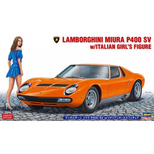  1/24 Lamborghini Miura P400SV c/figura chica - Edición Limitada