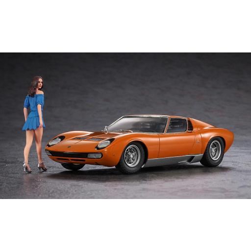  1/24 Lamborghini Miura P400SV c/figura chica - Edición Limitada [1]
