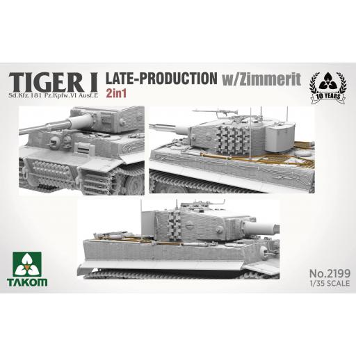 1/35 Tiger I Late Production w/Zimmerit 2 in1 [3]