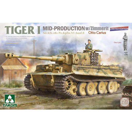 1/35 Tiger I Mid Production w/Zimmerit (Otto Carius)