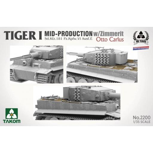 1/35 Tiger I Mid Production w/Zimmerit (Otto Carius) [2]