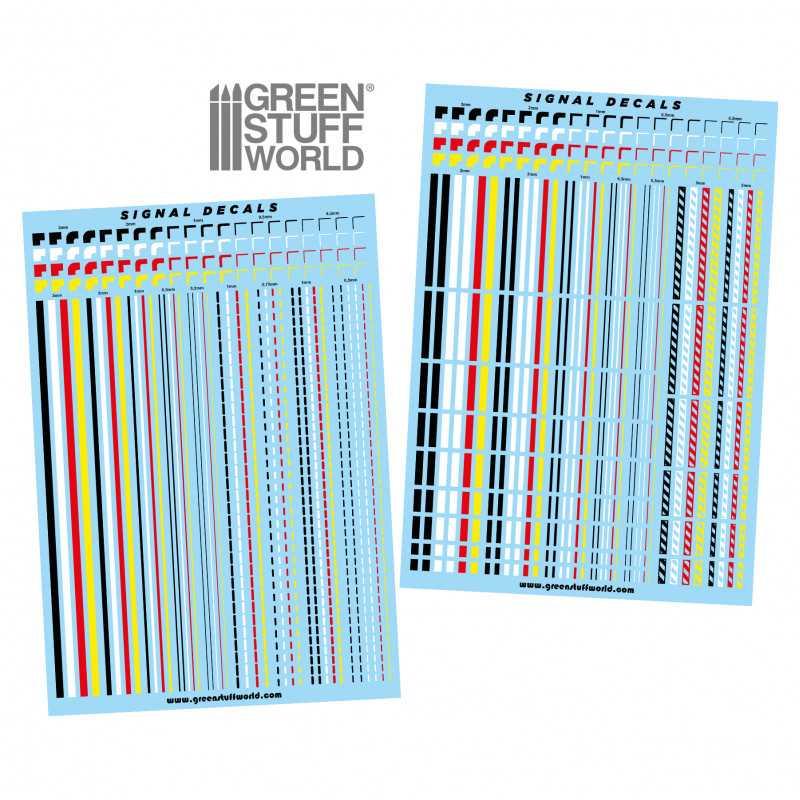 Calcas al agua - Lineas Colores (2 unids.)