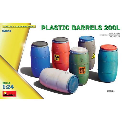 1/24 Bidones Plástico 200 L.