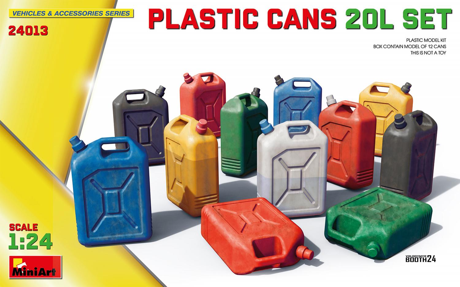 1/24 Bidones Plástico 20 L.