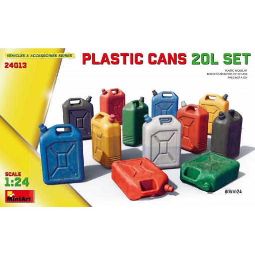 1/24 Bidones Plástico 20 L.