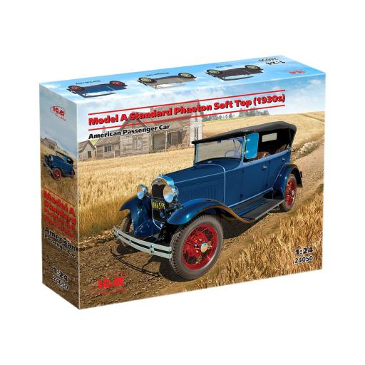 1/24 Ford A Standard Phaeton Soft Top 1930