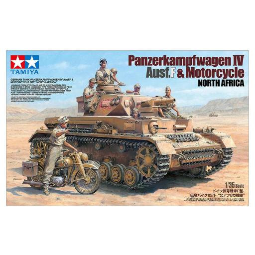 1/35 Panzer IV Ausf. F & Motorcycle - North Africa