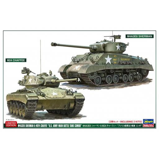 1/72 M4A3E8 Sherman & M24 Chaffee - Limited Edition Combo