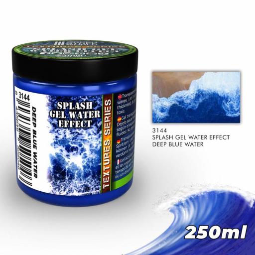 Gel Efecto Agua Azul Oscuro 250ml