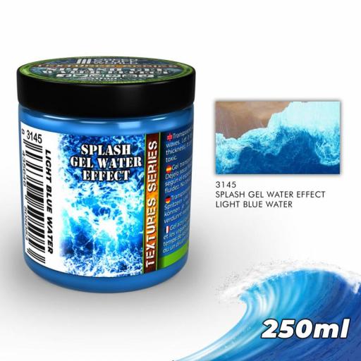 Gel Efecto Agua Azul Claro 250ml