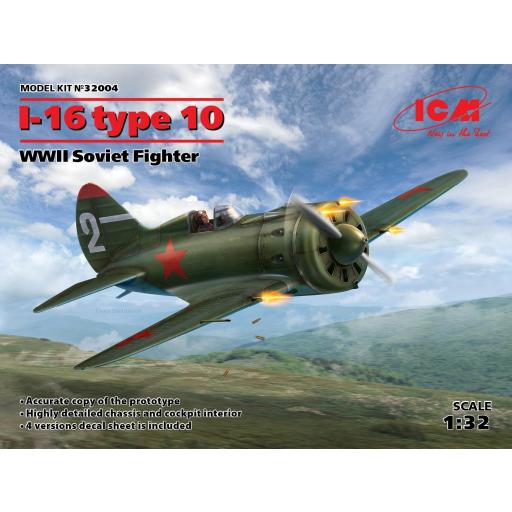 1/32 I-16 type 10, WWII Soviet Fighter [1]