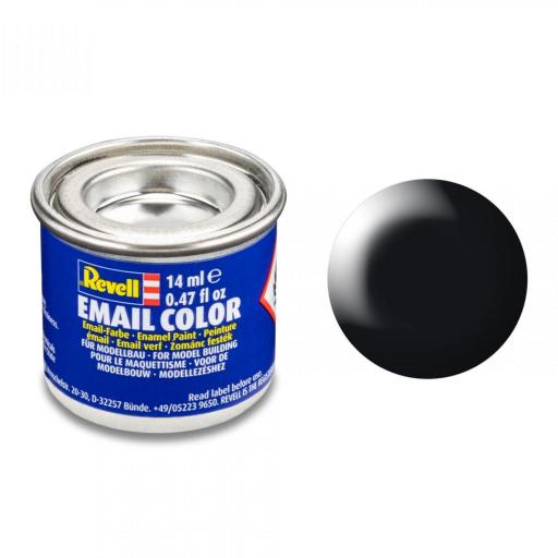 Silk Black (RAL 9005) - Negro Satinado Esmalte 14ml