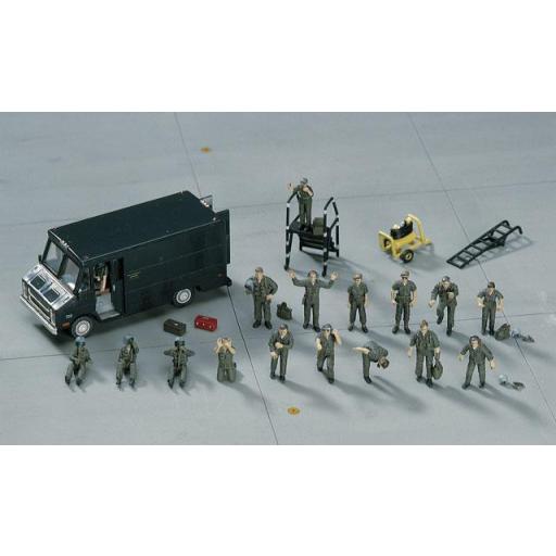 1/72 US Pilots & Ground Crew Set  [1]