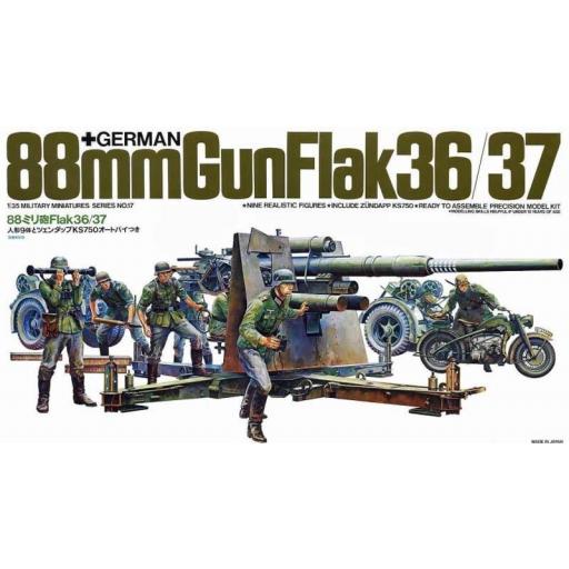 1/35 German 88mm GunFlak 36/37