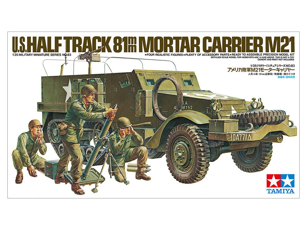 1/35 U.S. Halftrack 81mm Mortar Carrier M21