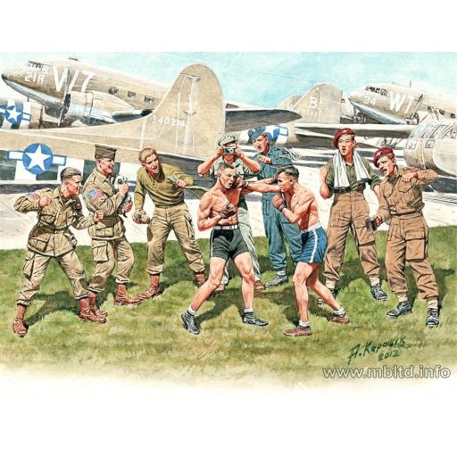 1/35 Paracaidistas aliados boxeando, 2ª G.M. [0]