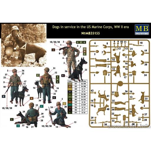 1/35 Perros al servicio de US Marines , 2ªGM [1]