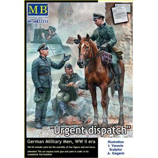1/35 "Despacho Urgente" - Soldados Alemanes 2ª G.M.