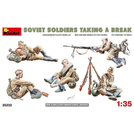 1/35 Soldados Soviéticos descansando - 2ªGM