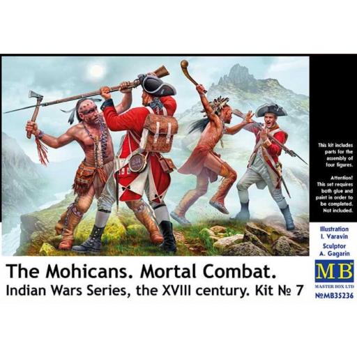 1/35 Los Mohicanos. Combate Mortal. Serie Guerras Indias Kit n.7