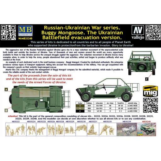 1/35 Buggy Ucraniano Mongoose. Version evacuación  [1]