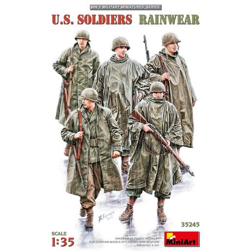1/35 U.S. Soldiers Rainwear 