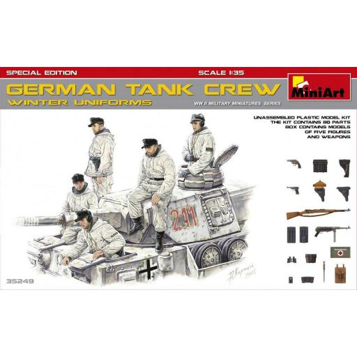 1/35 Tripulación Tanque Alemán 2ªGM Uniforme Invierno