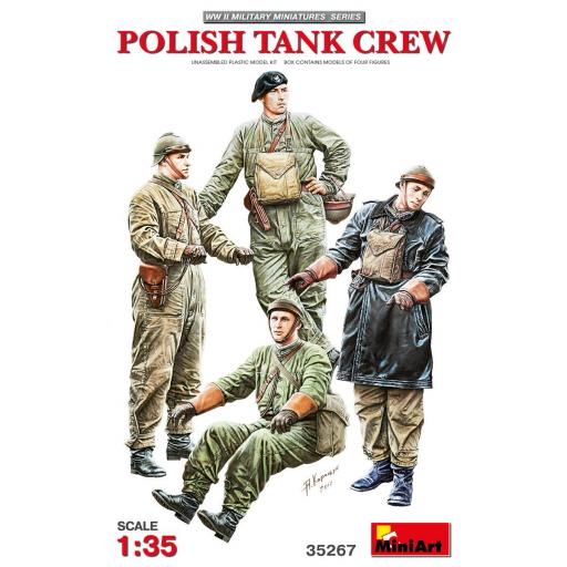 1/35 Polish Tank Crew WWII