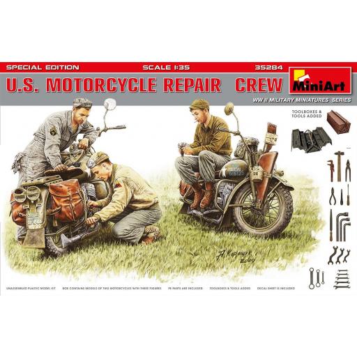 1/35 US Motorcycle Repair Crew