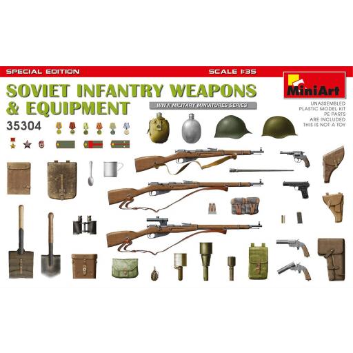 1/35 Soviet Infantry  Weapons & Equipment WWII