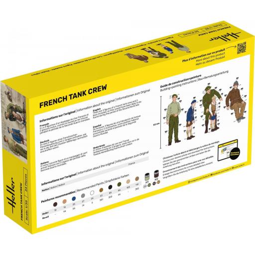 1/35 Tanquistas Franceses con niños (con pinturas) [1]