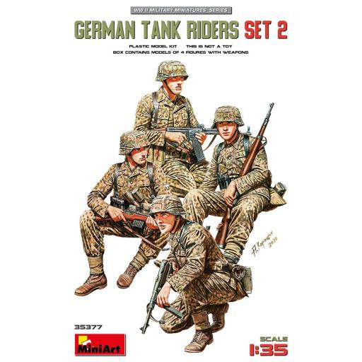 1/35 German Tank Riders Set 2 (cabezas resina) [0]