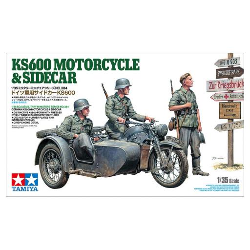1/35 KS600 Motorcycle & Sidecar