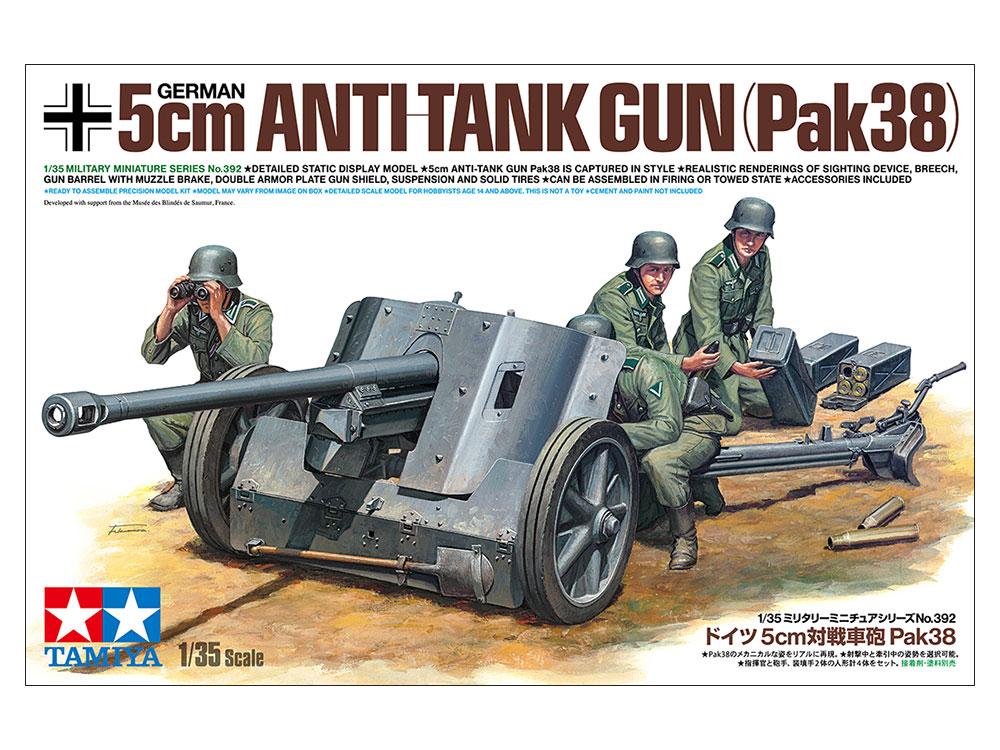 1/35 German 5cm Anti-tank Gun Pak38