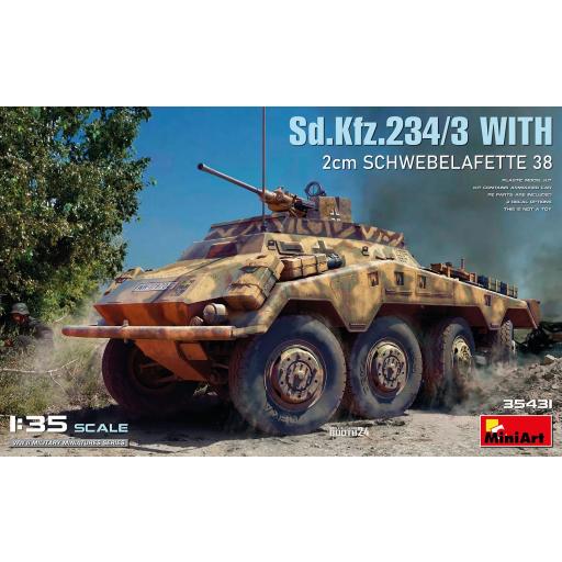 1/35 Sd.Kfz. 234/3 w/ 2cm Schwebelafette 38