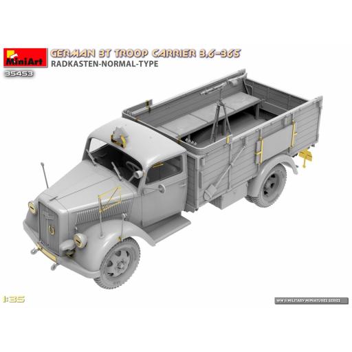 1/35 Camión Alemán Transporte de tropas - Opel Blitz 3t 3,6-36S [4]
