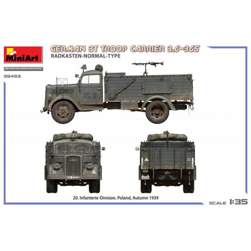 1/35 Camión Alemán Transporte de tropas - Opel Blitz 3t 3,6-36S [6]