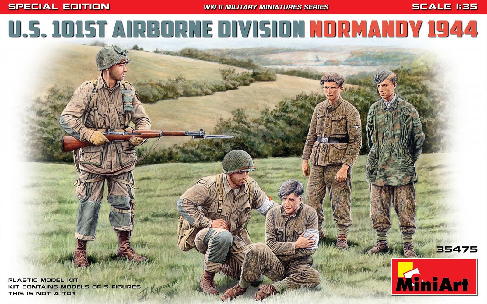 1/35 Paracaidistas Americanos División 101. Normandía 1944. Edición Especial